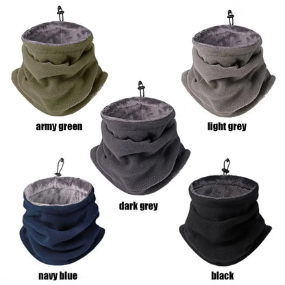 Windproof Winter Face Mask, Fleece Neck Scarf for Hiking, Camping, and Cycling