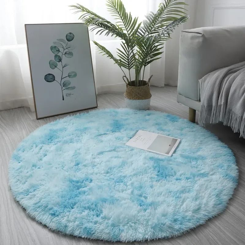Super Soft Plush Round Rug for Bedroom Living Room and Home Decoration