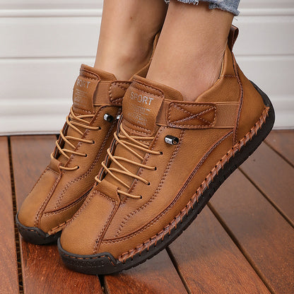 Fashionable Womens Boots Mid Top for Summer, Retro British Style, Anti Slip Workwear Shoes, Luxurious Design