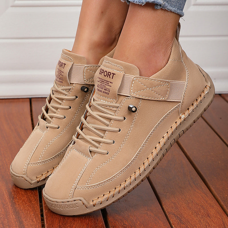 Fashionable Womens Boots Mid Top for Summer, Retro British Style, Anti Slip Workwear Shoes, Luxurious Design