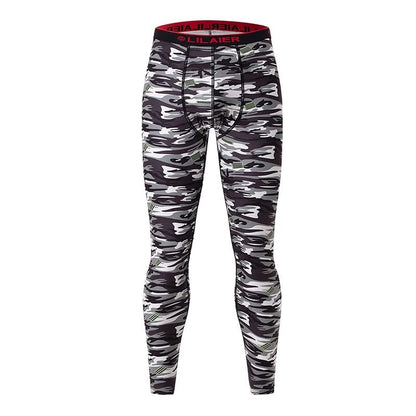 Mens Printed Warm Pants Autumn Winter Leggings Soft Comfortable Plus Size Underwear
