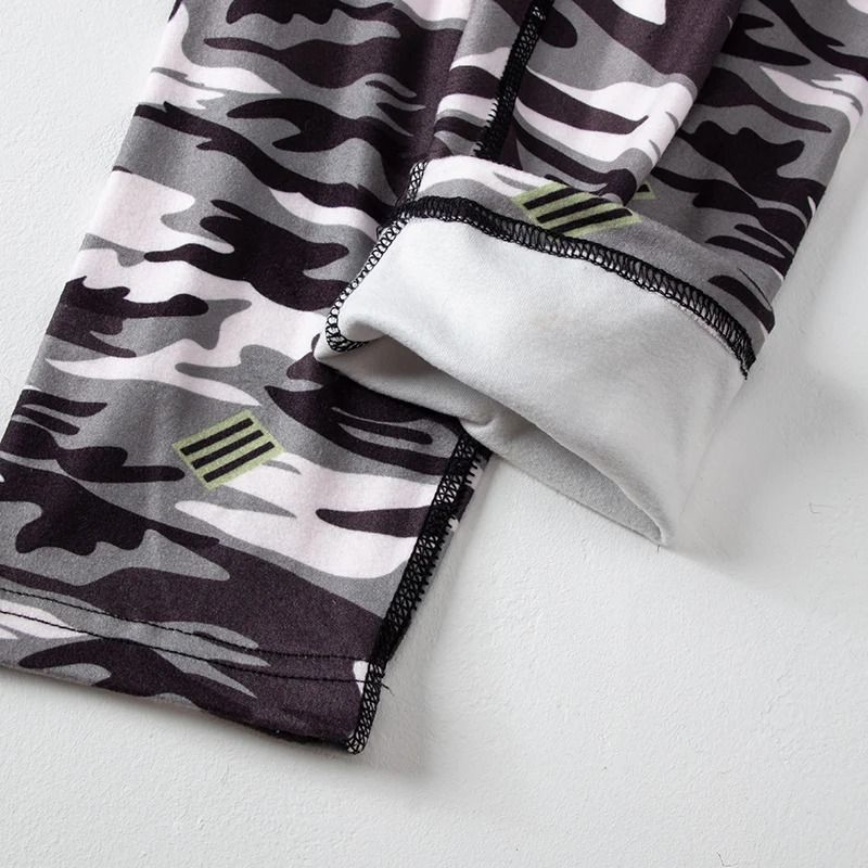 Mens Printed Warm Pants Autumn Winter Leggings Soft Comfortable Plus Size Underwear