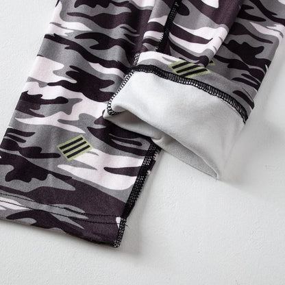 Mens Printed Warm Pants Autumn Winter Leggings Soft Comfortable Plus Size Underwear