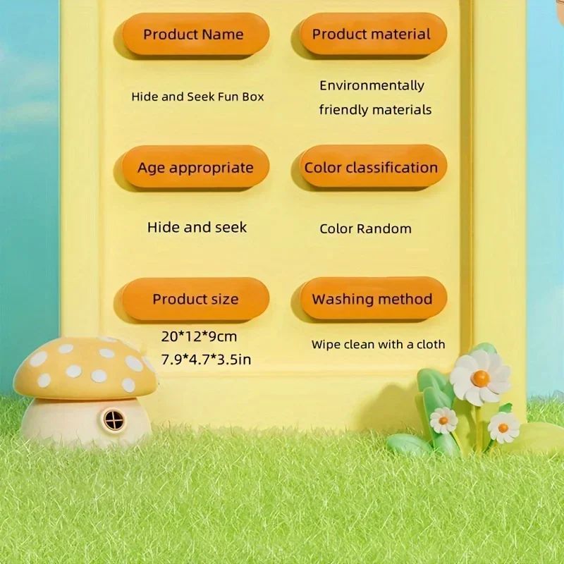 Montessori Pop-Up Animal Toy – Interactive Learning Box for Toddlers to Enhance Logic and Motor Skills