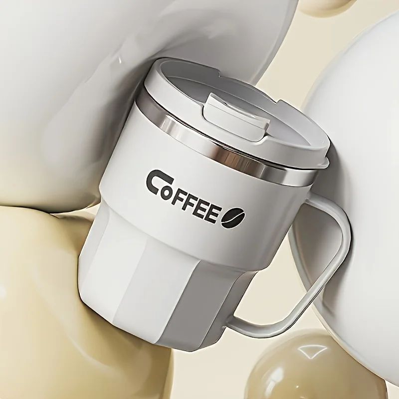 304 Stainless Steel Insulated Cup – Durable Anti-Drop Water Mug with Lid for Home, Office, and Dorm Use