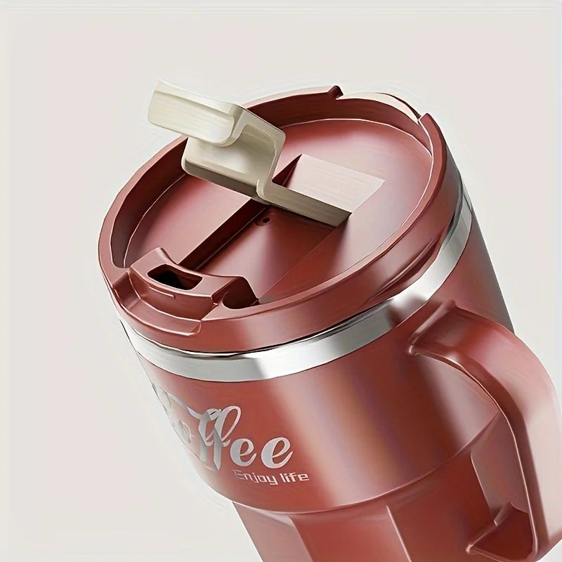 304 Stainless Steel Insulated Cup – Durable Anti-Drop Water Mug with Lid for Home, Office, and Dorm Use