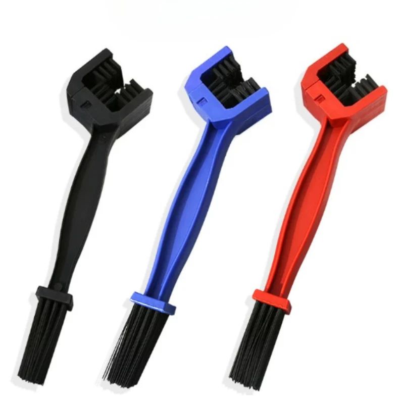 3 Piece Bicycle and Motorcycle Chain Cleaning Kit – Portable Brush and Towel Set for Easy Maintenance