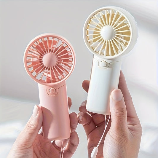 Handy Pocket-Sized Electric Fan, Low Noise Portable Fan for Outdoor Use