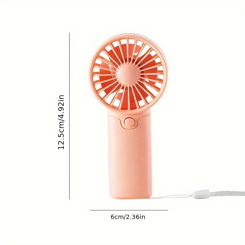 Handy Pocket-Sized Electric Fan, Low Noise Portable Fan for Outdoor Use