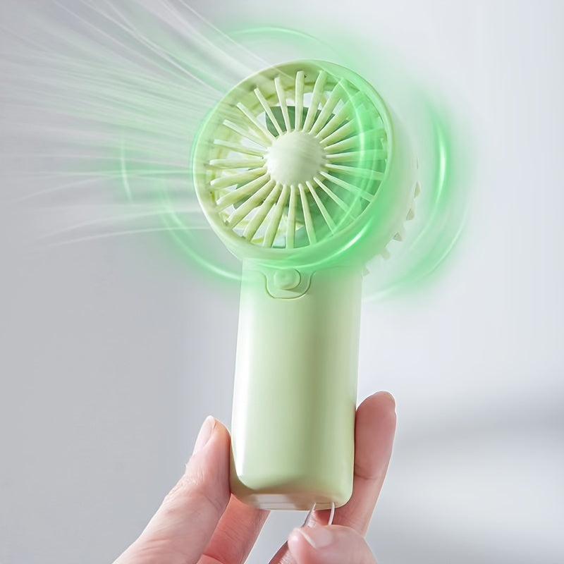 Handy Pocket-Sized Electric Fan, Low Noise Portable Fan for Outdoor Use