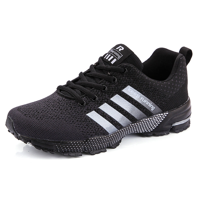 Men and Women Casual Sports Shoes, Breathable Summer Running Shoes, Flying Mesh Flat Vulcanised Shoes for Couples