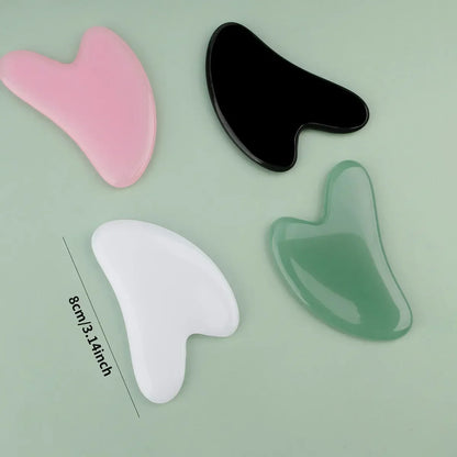 Resin Heart Shaped Scrapping Piece for Massage Back, Neck, and Waist