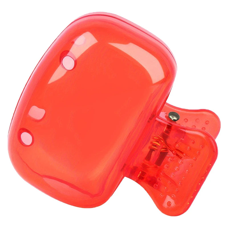 Protective Toothbrush Pod Case, Travel Toothbrush Head Covers, Portable Plastic Clip for Travel