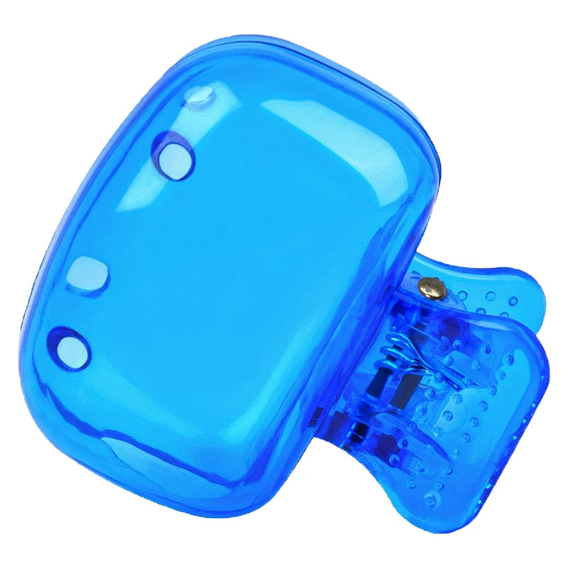 Protective Toothbrush Pod Case, Travel Toothbrush Head Covers, Portable Plastic Clip for Travel