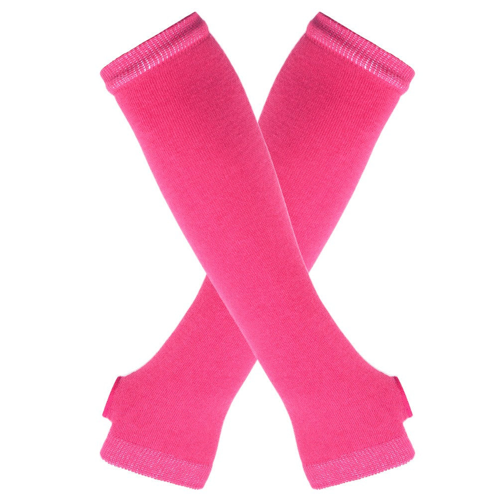 Warmer Knitted Long Finger less Gloves, Fashion Lady Emo Mittens, Christmas Elbow Gloves