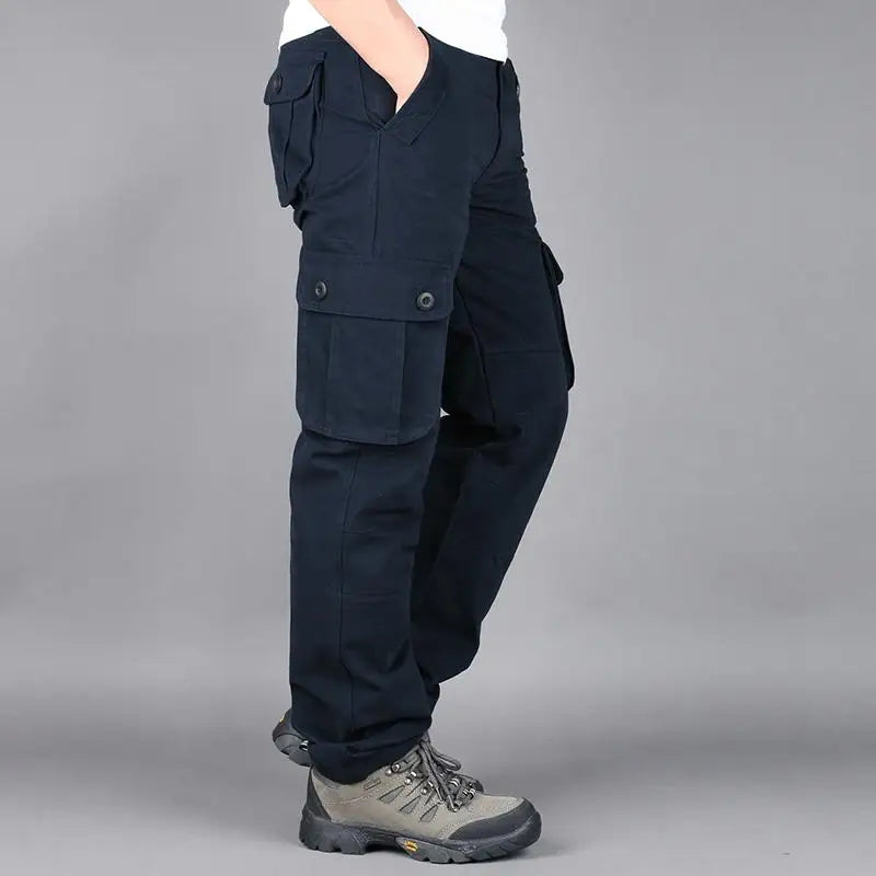 Tactical Cargo Pants for Men, Cotton Overalls for Outdoor Work
