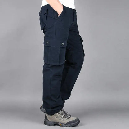 Tactical Cargo Pants for Men, Cotton Overalls for Outdoor Work