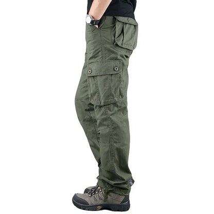 Tactical Cargo Pants for Men, Cotton Overalls for Outdoor Work