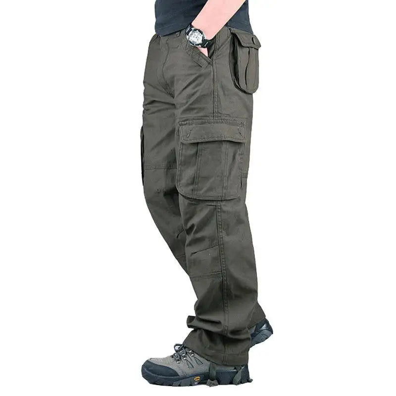 Tactical Cargo Pants for Men, Cotton Overalls for Outdoor Work
