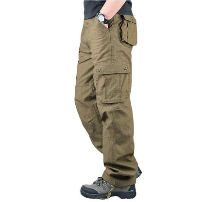 Tactical Cargo Pants for Men, Cotton Overalls for Outdoor Work
