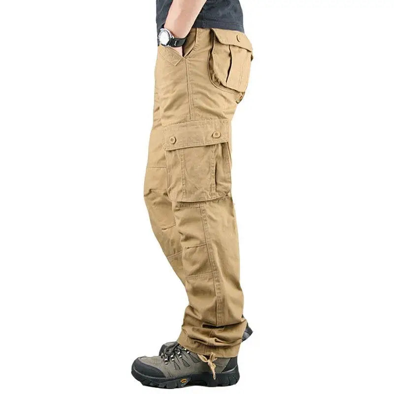 Tactical Cargo Pants for Men, Cotton Overalls for Outdoor Work