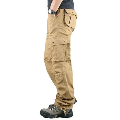 Tactical Cargo Pants for Men, Cotton Overalls for Outdoor Work