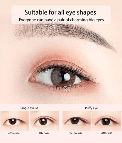 Instant Eyelid Lift with Anti-Aging Eyelid Tape - Safe, Transparent Strips, Contains 100 Pieces for Daily Use