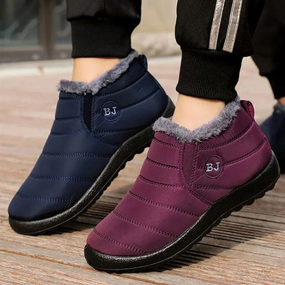 Womens Lightweight Waterproof Winter Ankle Boots