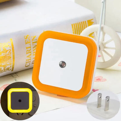 LED Night Light with Light Sensor Plug In for Bedroom, Kids Room, and Hallways