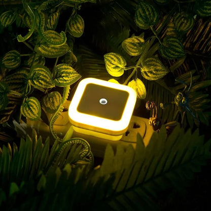 LED Night Light with Light Sensor Plug In for Bedroom, Kids Room, and Hallways
