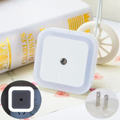 LED Night Light with Light Sensor Plug In for Bedroom, Kids Room, and Hallways
