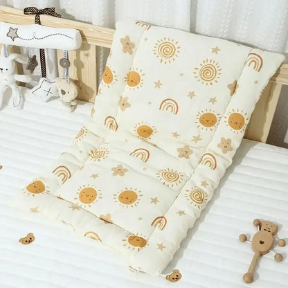 Soft Baby Stroller Cushion with Thick Padding and Cartoon Design