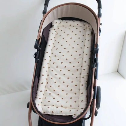 Soft Baby Stroller Cushion with Thick Padding and Cartoon Design