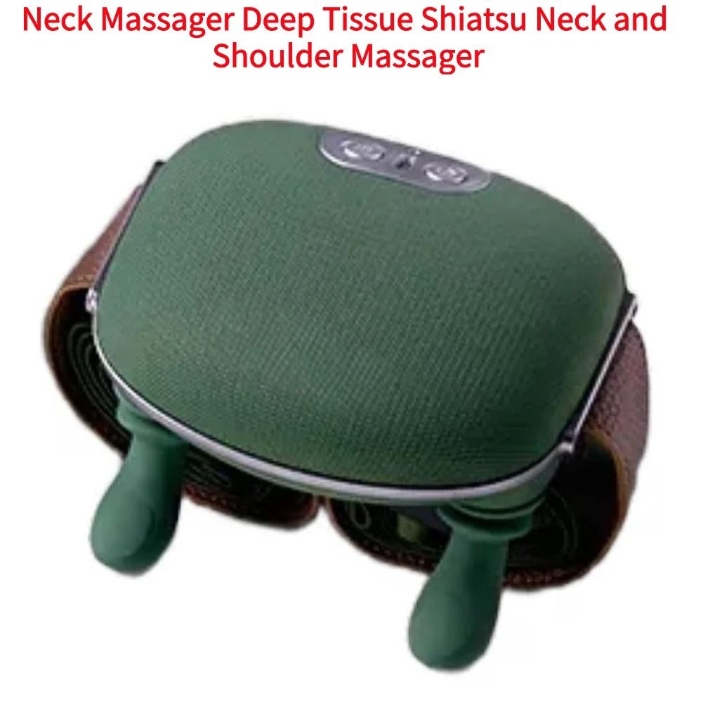 Neck Shoulder Massager Deep Tissue Electric Shiatsu Back and Cervical Relaxation Machine