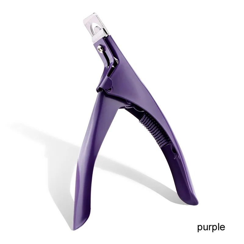 Professional Fake Nail Cutter Nail Cipper Tips Cutter U Type Acrylic Nail Edge Trimmer
