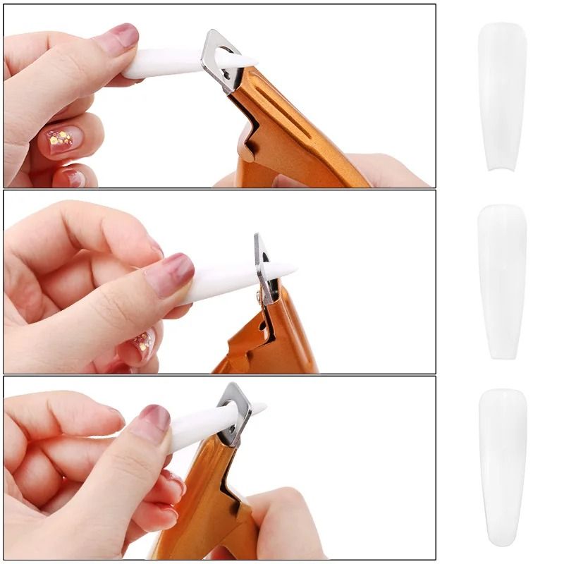 Professional Fake Nail Cutter Nail Cipper Tips Cutter U Type Acrylic Nail Edge Trimmer