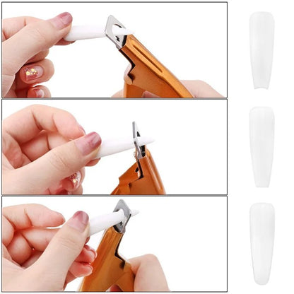 Professional Fake Nail Cutter Nail Cipper Tips Cutter U Type Acrylic Nail Edge Trimmer