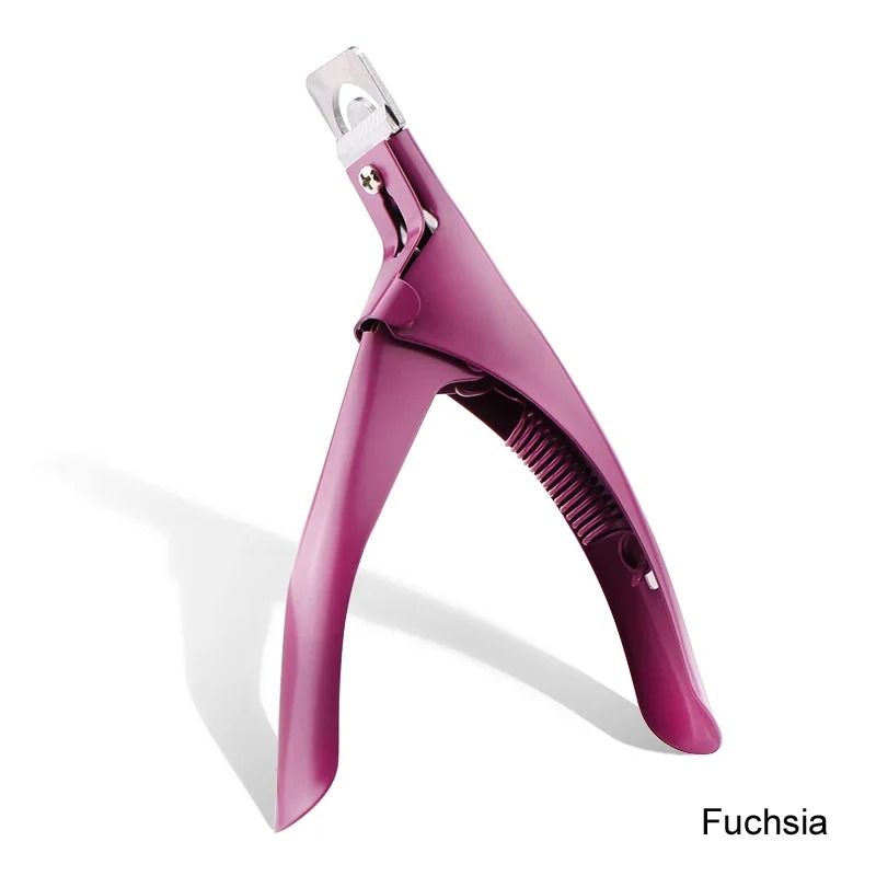 Professional Fake Nail Cutter Nail Cipper Tips Cutter U Type Acrylic Nail Edge Trimmer