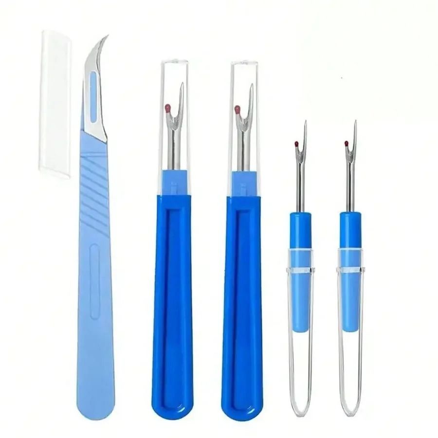 Colorful Sewing Seam Ripper And Thread Cutter Kit For Stitch Removal And Craft Projects