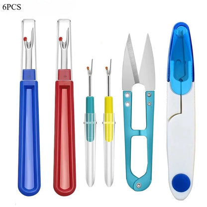 Colorful Sewing Seam Ripper And Thread Cutter Kit For Stitch Removal And Craft Projects