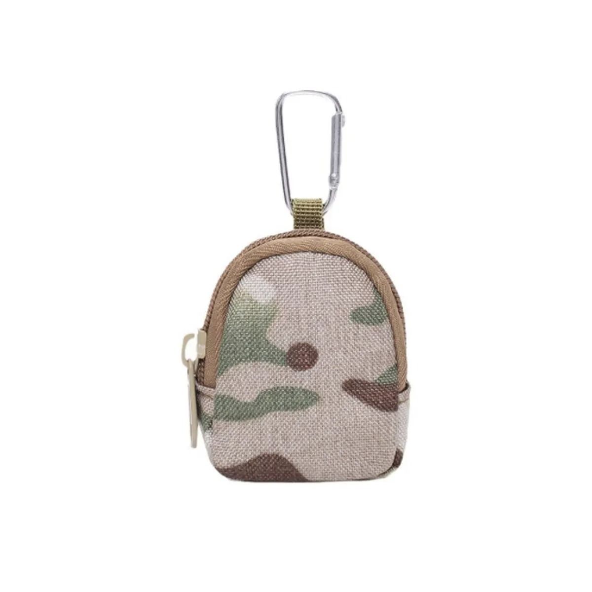 Compact Key Bag And Coin Wallet With Clip For Outdoor And Everyday Carry