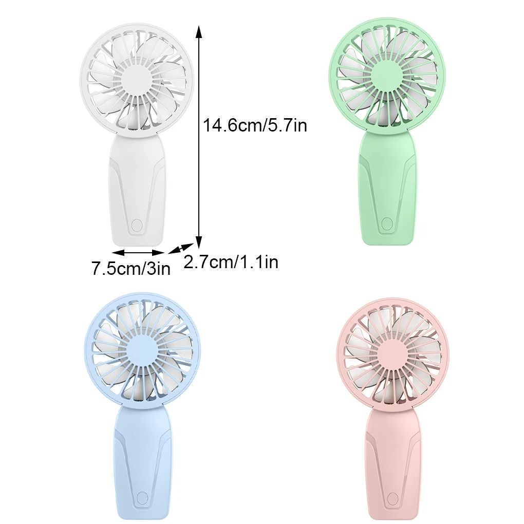 Portable USB Rechargeable Mini Handheld Fan Lightweight Pocket Cooling Fan