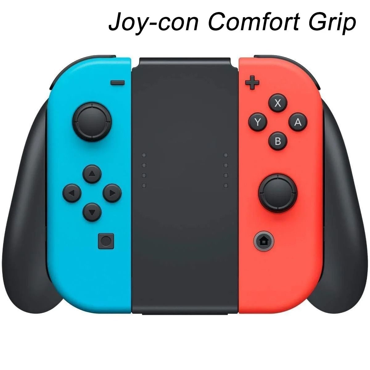 Comfort Grip Handle for JoyCon Controllers Compatible with Gaming Consoles