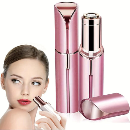Portable Lipstick Shaped Electric Hair Remover for Women Painless Facial Hair Removal Tool
