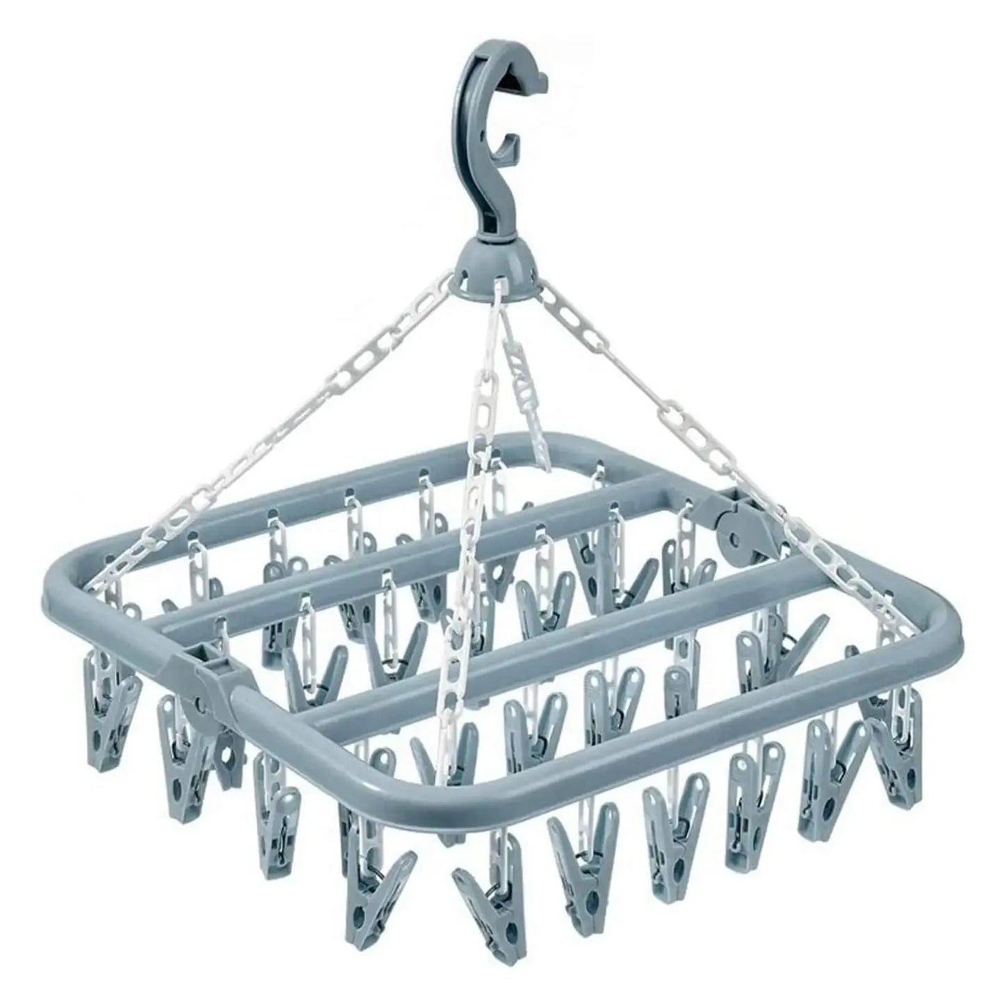 Foldable Drip Hanger, Drying Rack for Clothes, Plastic Underwear Socks Holder, Balcony Bedroom Hanging Organizer