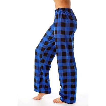 Women Pants Plaid Cotton, Loose Ladies Pajama Pants, Pyjama Trousers, Men Sleep Bottoms, Lounge Wear Sleep Lounge Pants