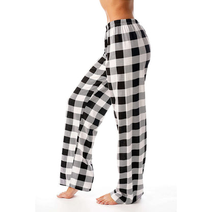 Women Pants Plaid Cotton, Loose Ladies Pajama Pants, Pyjama Trousers, Men Sleep Bottoms, Lounge Wear Sleep Lounge Pants