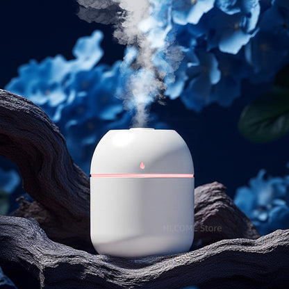 Aroma Oil Diffuser USB Humidifier Atomizer, Night Lamp Mute Air Humidifier, Cool Mist Sprayer for Car and Bedroom