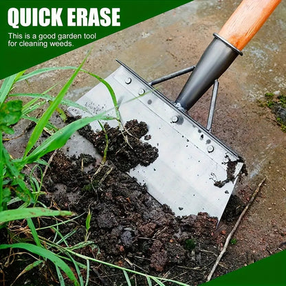 Multi-Use Garden Tool, Heavy Duty Metal Weeding, Edging Shovel for Cleaning, Trimming, Ice, Manual, Rust-Resistant