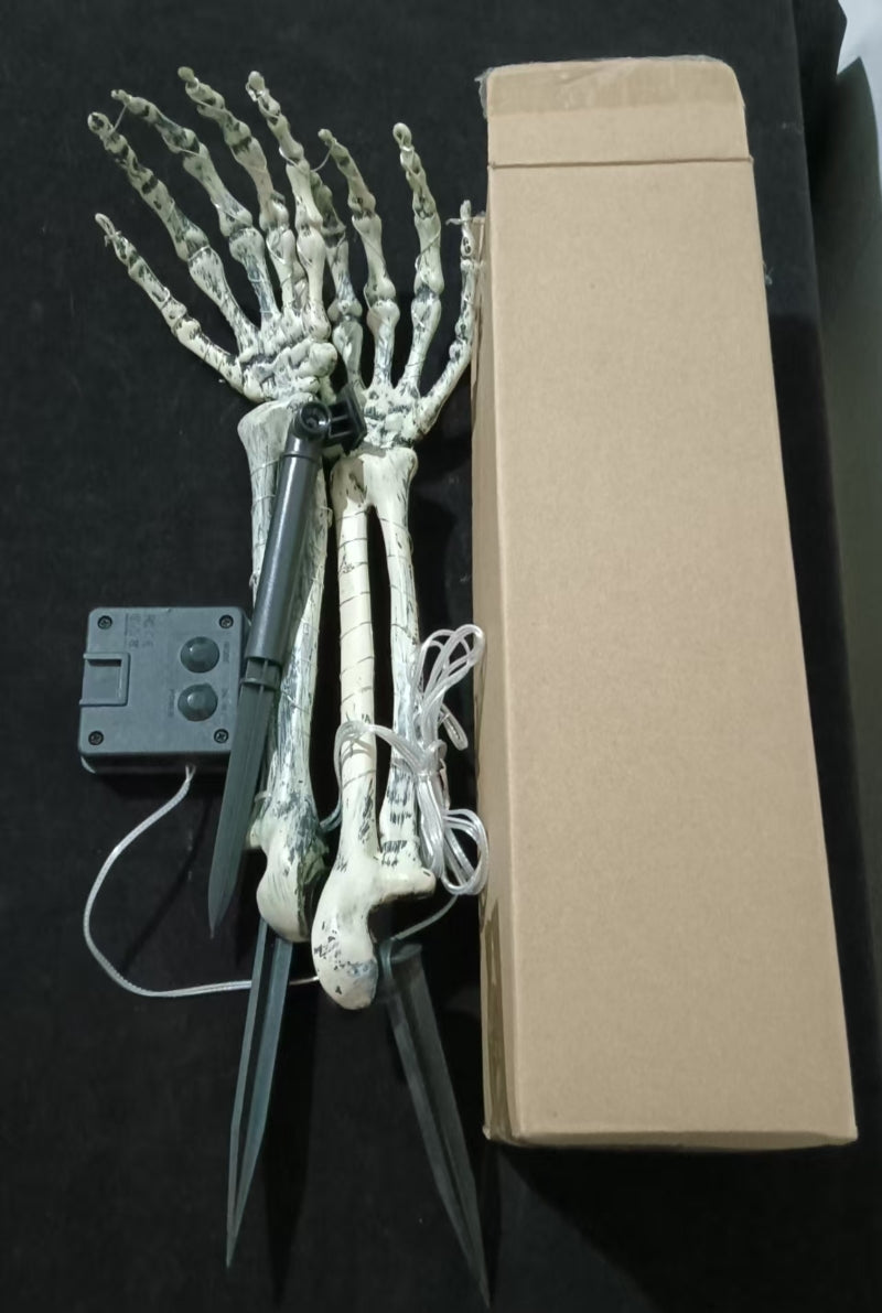 Halloween, Solar Garden Lights, Outdoor, Waterproof, Ghost Hand, LED Stake Lights, Horror, Decoration Lamp